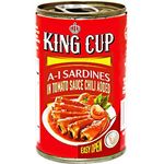 King Cup Sardines In Tomato Sauce Chili 155g
