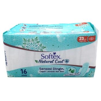 Softex Natural Cool 23Cm 16Pads