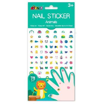 Avenir Nail Stickers Big Animals 78pcs