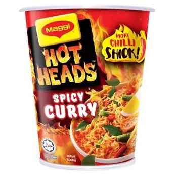 Maggi Hot Heads Spicy Curry Cup 59g