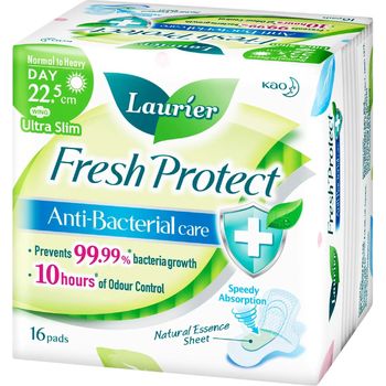 Laurier Fresh Protect Pads Normal 225cm