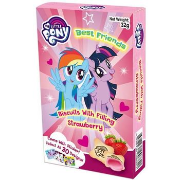 My Little Pony Biscuits With Filling Strawberry 32g