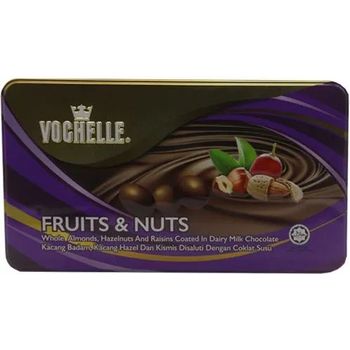 Vochelle Fruit And Nut Almonds Hazelnuts And Raisins Coated in Dairy Milk 180g