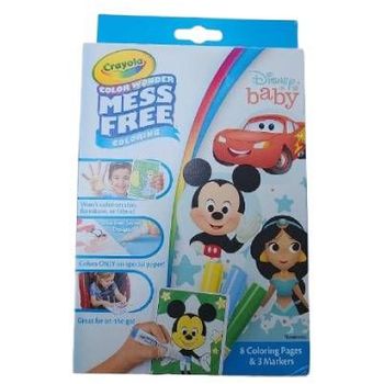 Crayola Color Wonder Mess Coloring Disney Baby Mickey Mcqueen