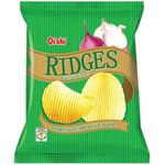 Oishi Ridges Onion Garlic Chips