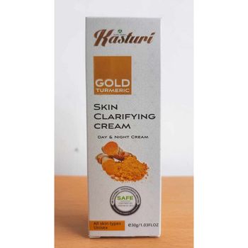 Kasturi Gold Turmeric Clarifying Day And Night Cream 30g