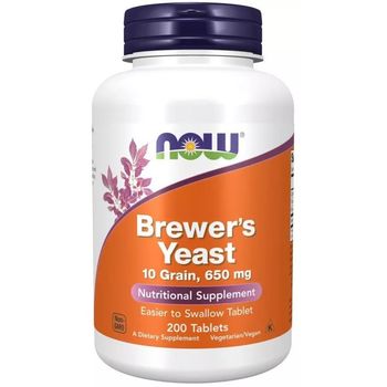 Now (Foods) - Super Food, Brewer's Yeast 650mg (200 tablets)