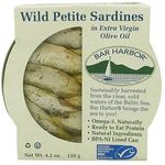 Bar Harbor Wild Petite Sardines in Extra Virgin Olive Oil  120g