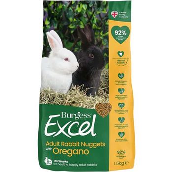 Burgess Excel Adult Rabbit Nuggets With Oregano 1.5kg