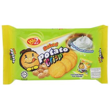 Win2 Baked Potato Crips Sour Cream Flavor