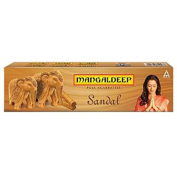 Mangaldeep Sandal Incense Sticks With Sandalwood Oil 106g