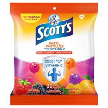 Scott's Vitamin C Pastilles Assorted 30 Pieces