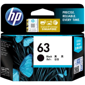 HP 63, 63XL Black / Tri-Color Original Ink Cartridge