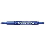 Zebra Permanent Marker Mackie Extra Fine Blue 20g