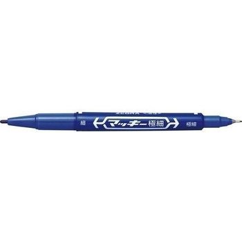 Zebra Permanent Marker Mackie Extra Fine Blue 20g