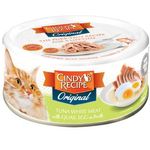 Cindy's Recipe Cat Can White Meat Tuna + Quail Egg 80g