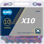 KMC X10 10spd Chain Silver/Black with Missing Link