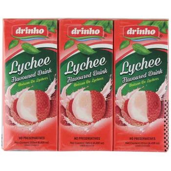 Drinho Minuman Buah Laici 6cps 250ml