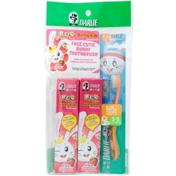 Darlie Bunny Kids Toothpaste Toothbrush Strawberry 40g