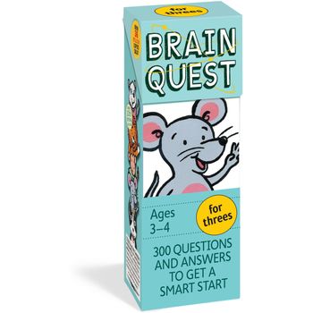 Brain Quest Smart Cards For Threes Ages 3 To 4