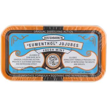 Hudson's Jujubes Fresh Mint 50g