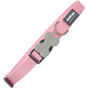 Red Dingo Classic Dog Collar Pink