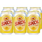 Skol Beer Can 6 x 320ml