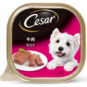 Cesar Beef Pate Dog Food 100g