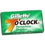 Gillette 7 O Clock Permasharp Stainless 5 Razor Blades
