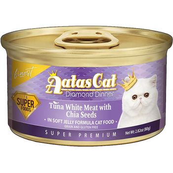 Aatas Cat Diamond Dinner Tuna W Chia Seeds In Jelly