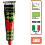 Essential Organic Tomato Dbl Conc Puree Tube Italy 130ml
