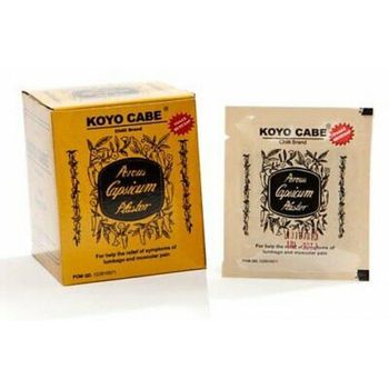 Koyo Cabe Capsicum Oleoresin Patches Plaster For Muscular Pain Stiffness Sprain 150g