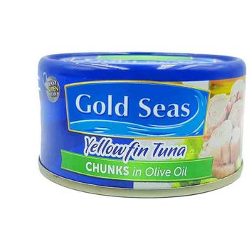 Gold Seas Yellowfin Tuna Chunks in Olive Oil 180g