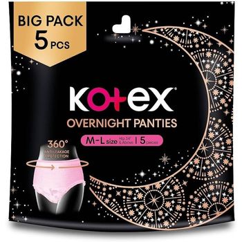 Kotex Overnight Panties M L Size 5pcs