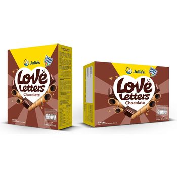 Julie's Love Letters Chocolate 100g