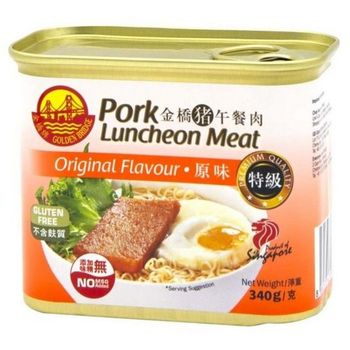 Golden Bridge Luncheon meat with black pepper 340g