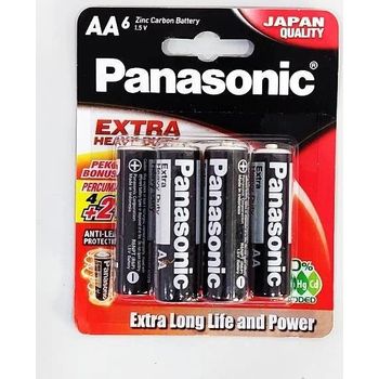 Panasonic Extra Heavy Duty 6 x AA