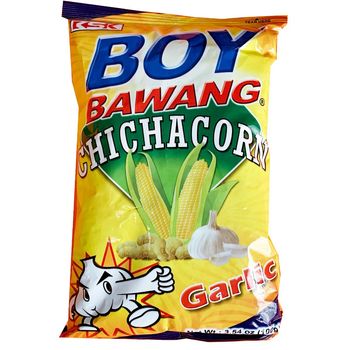 KSK Boy Bawang Chichacorn Garlic Flavor 100g