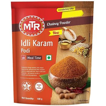 MTR Idli Karam Podi Chutney Powder 100g