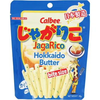 Calbee Jagarico Bite Size Snack Hokkaido Butter 38g