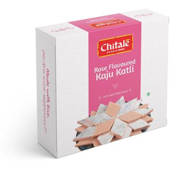 Chitale Bandhu Kaju Katli Rose Flavoured 250g