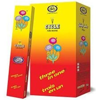Cycle Brand Pure Three In One Incense Sticks Classic 252 Sticks Box