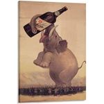 Vintage Posters Beer Elephant Funny Posters Bar Decoration Pub Decoration Coffee House Decoration Bedroom Decor Living Room Decor Aesthetic Room Decor Wall Art For Living Room Abstract Wall Art Wallpa
