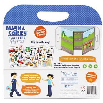 Tiger Tribe Magna Carry Emergency Rescue Magnetic Playset