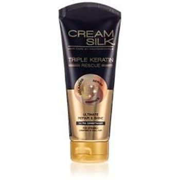 Cream Silk Triple Keratin Ultimate Repair And Shine Conditioner 170g