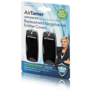 AirTamer - Replacement Negative Ion Emitter Covers (Black)