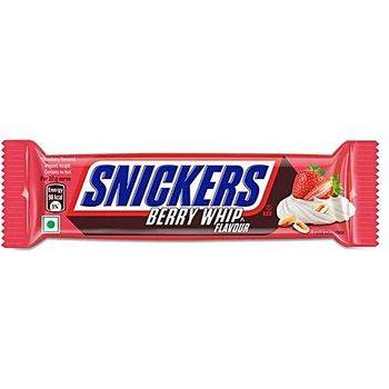 Snickers Berry Whip Chocolate Bar With Peanuts Nougat And Caramel 40g
