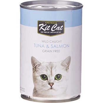 Kit Cat Atlantic Tuna With Wild Salmon 400g