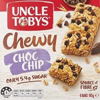Uncle Tobys Chewy Choc Chip 185g