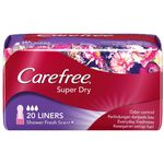Carefree Pantyliner Shower Fresh Scent 20s Super Dry 156Mm